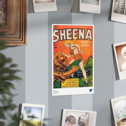 Sheena 1 Cover Golden Age Mini Print