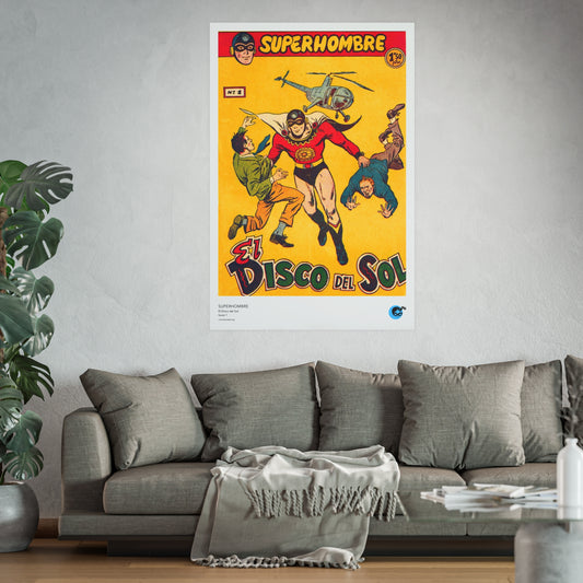 Superhombre 1 Cover Golden Age Poster