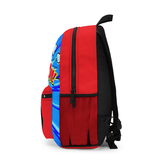 Red Masked Vigilante We Love Comics ComicBooked! Backpack