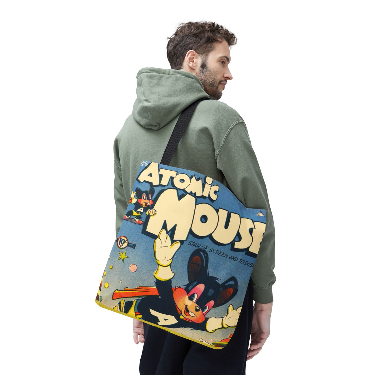 Atomic Mouse 1 Cover Golden Age Tote Bag