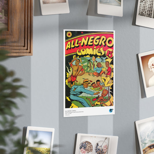 All-Negro Comics 1 Cover Golden Age Mini Print
