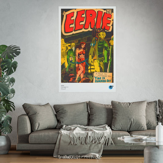 Eerie 9 Cover Golden Age Poster