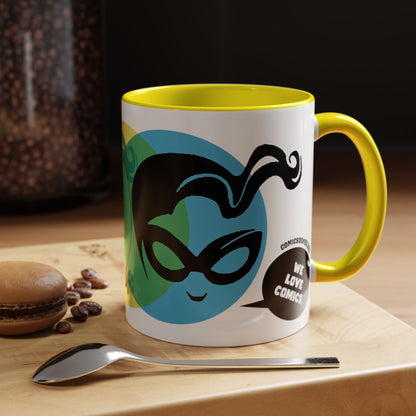 Masked Vigilante We Love Comics ComicBooked! Mug - 8 Colorful Options
