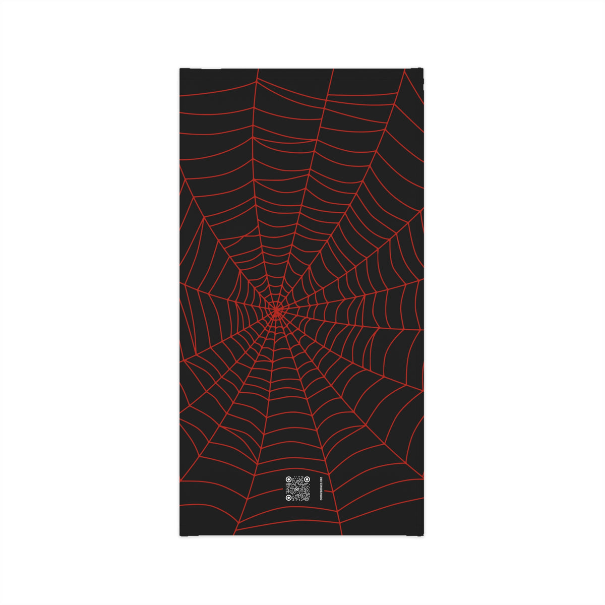 Secret ID Spider Web Red Black Multifunctional Neck Gaiter