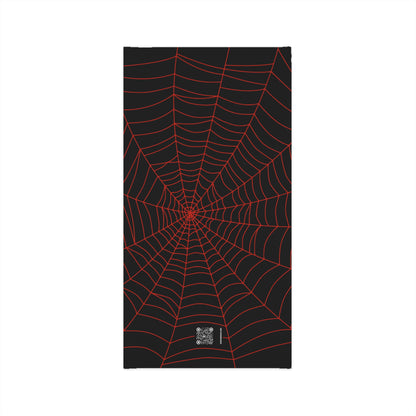 Secret ID Spider Web Red Black Multifunctional Neck Gaiter