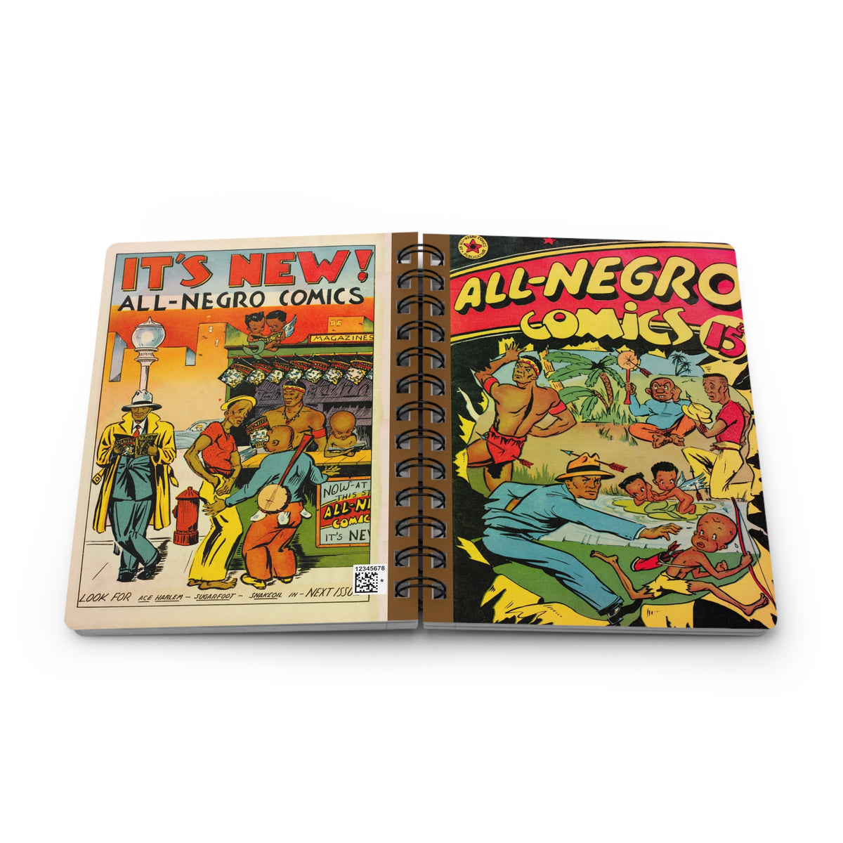 All-Negro Comics 1 Golden Age Spiral Notebook