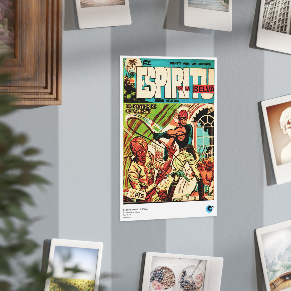 El Espiritu 2 Cover Golden Age Mini Print