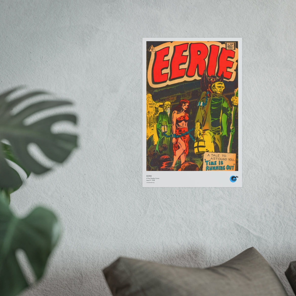 Eerie 9 Cover Golden Age Poster