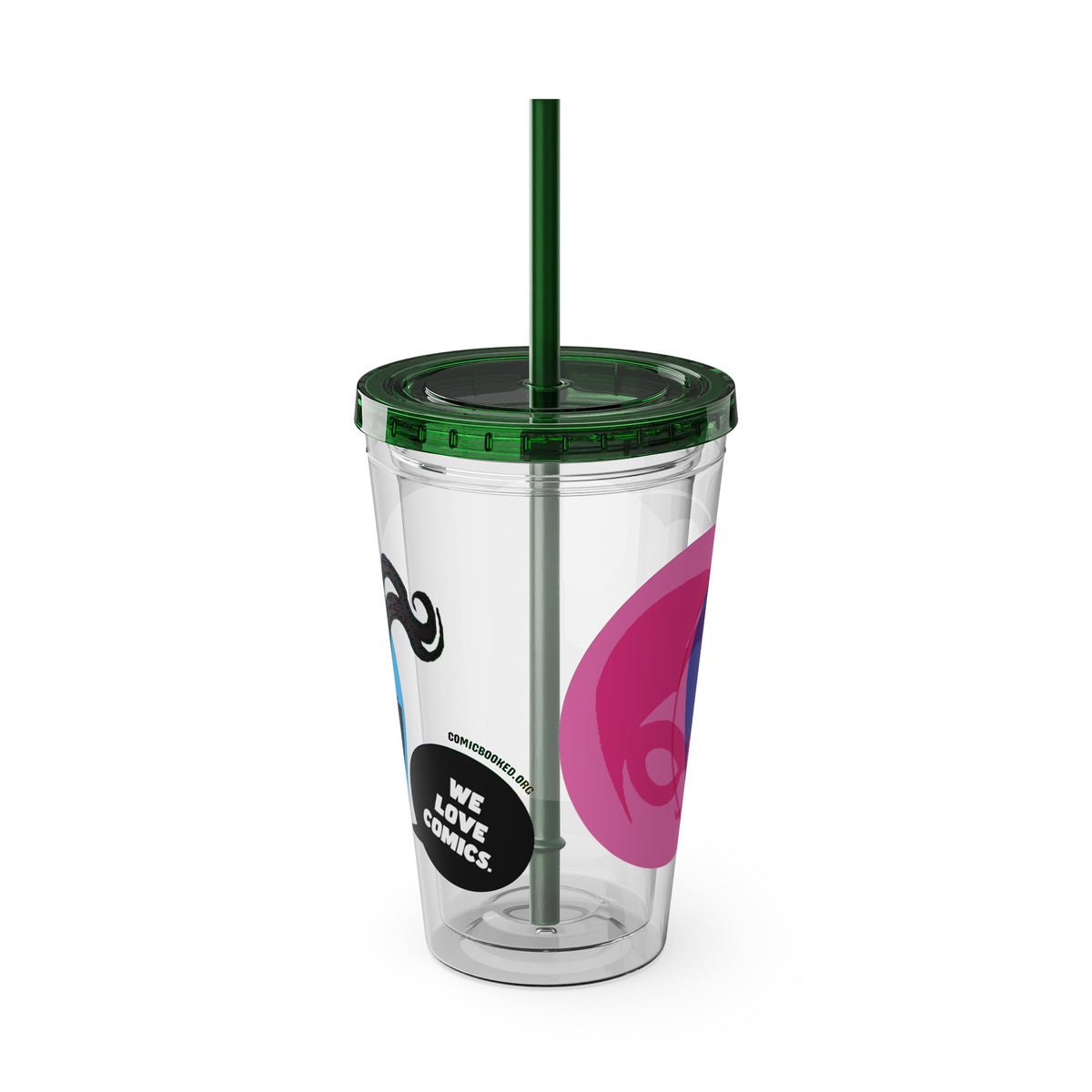 Masked Vigilante We Love Comics ComicBoooked! Sunsplash Tumbler with Straw