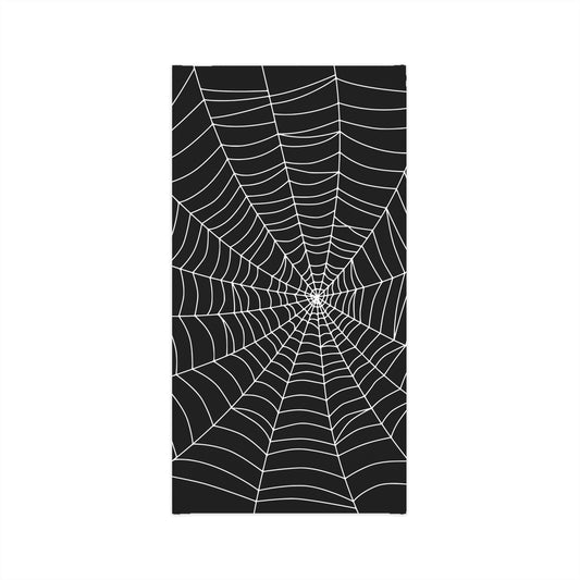 Secret ID Spider Web White Black Multifunctional Neck Gaiter