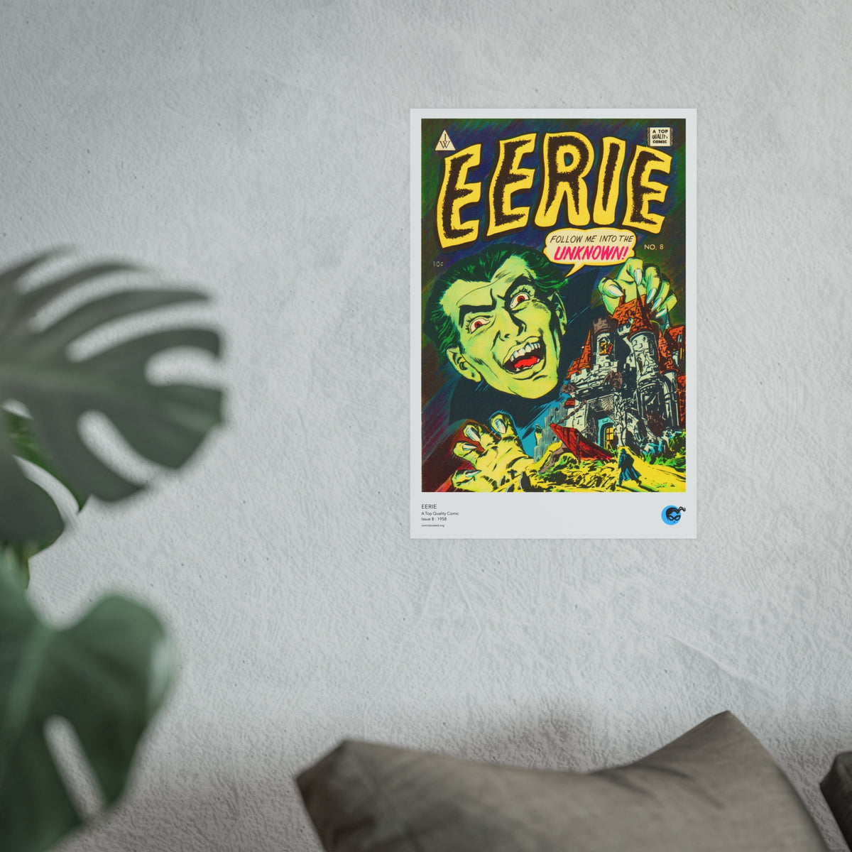 Eerie 8 Cover Golden Age Poster