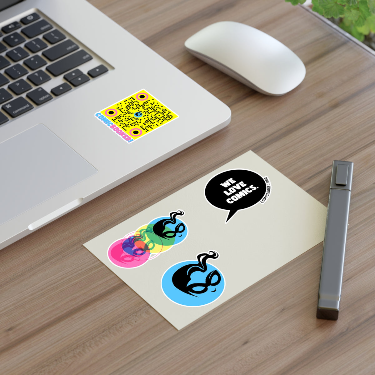 Masked Vigilante We Love Comics ComicBooked! Sticker Sheet