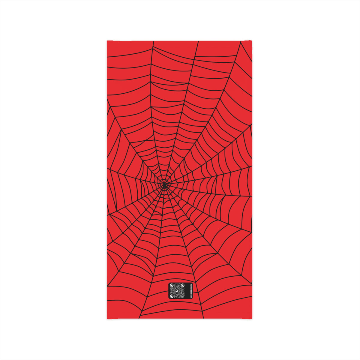 Secret ID Spider Web Black Red Multifunctional Neck Gaiter