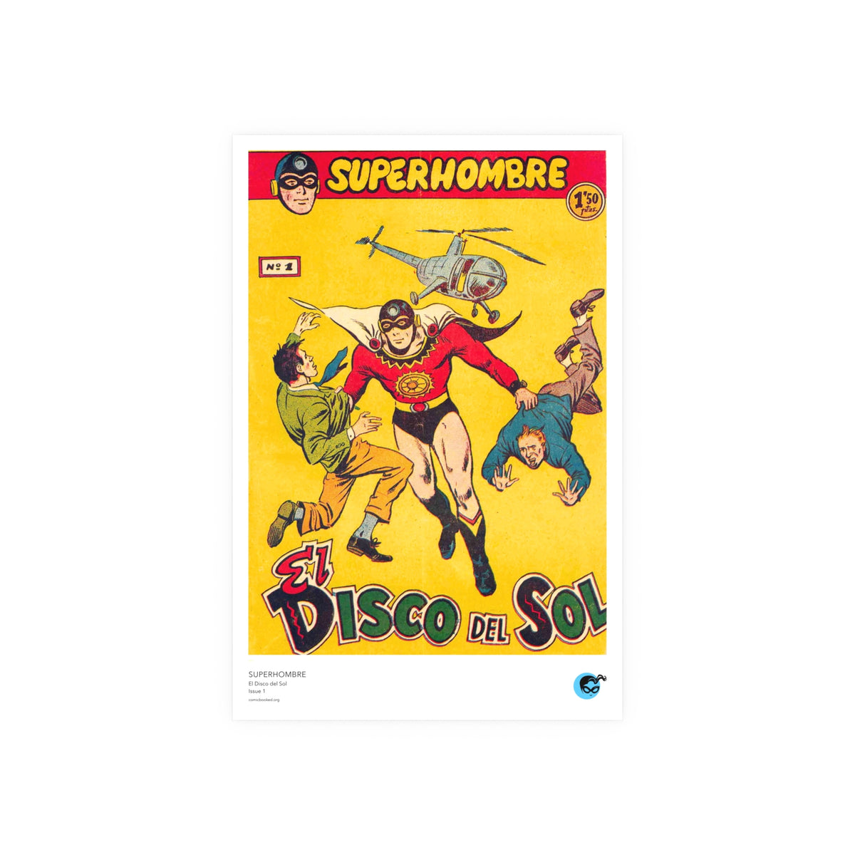 Superhombre 1 Cover Golden Age Poster