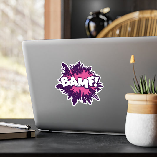 BAMF! Blerdy Bird Kiss-Cut Vinyl Decal