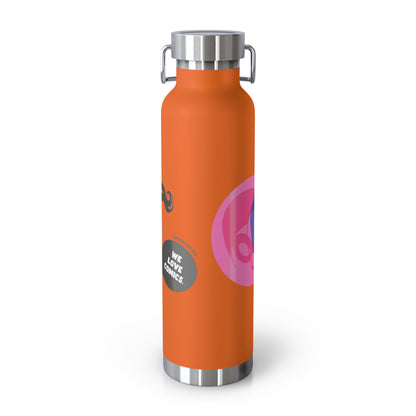 Masked Vigilante We Love Comics ComicBooked! Copper Vacuum Insulated Bottle With Handle