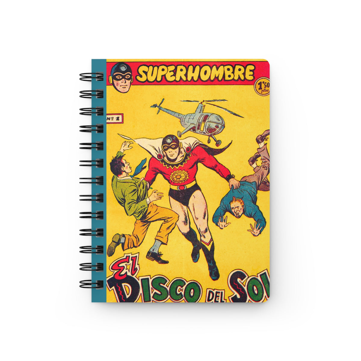 Superhombre 1 Golden Age Spiral Notebook