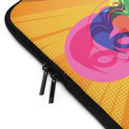 Orange Masked Vigilante We Love Comics ComicBooked! Laptop Sleeve