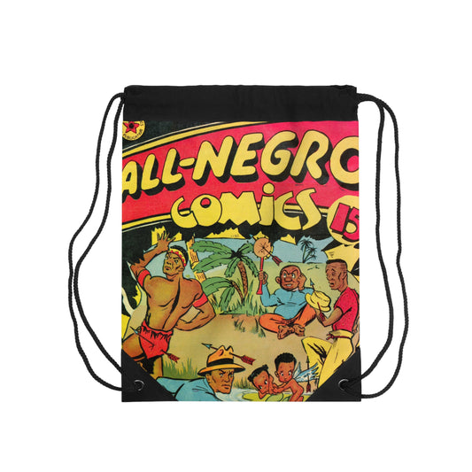 All-Negro Comics 1 Cover Golden Age Lined Drawstring Bag
