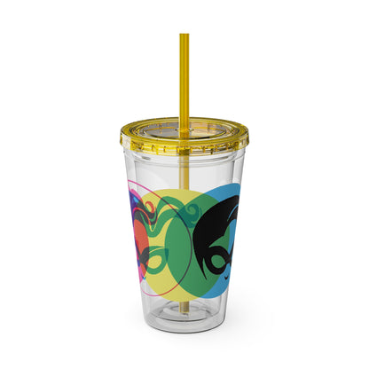 Masked Vigilante We Love Comics ComicBoooked! Sunsplash Tumbler with Straw
