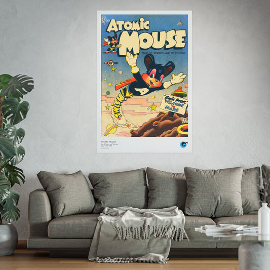 Atomic Mouse 1 Cover Golden Age Poster