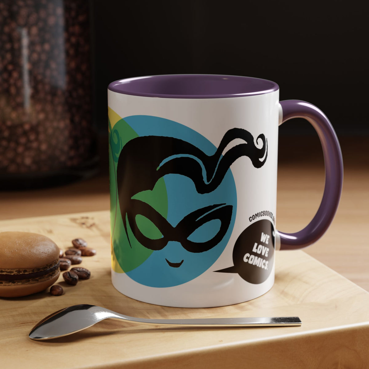Masked Vigilante We Love Comics ComicBooked! Mug - 8 Colorful Options