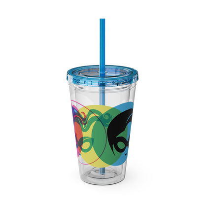 Masked Vigilante We Love Comics ComicBoooked! Sunsplash Tumbler with Straw