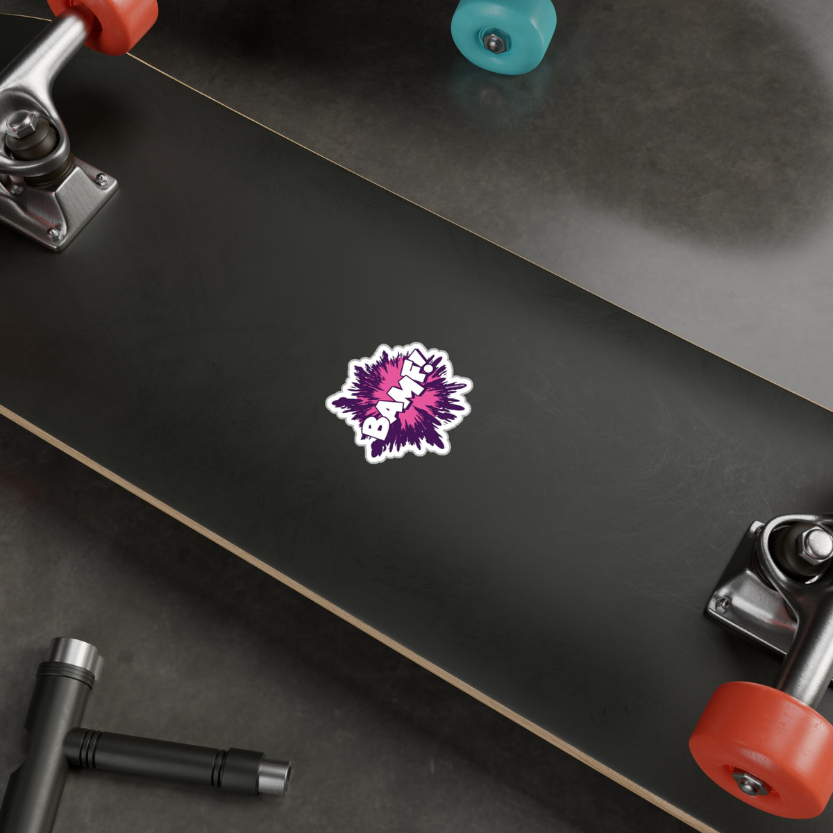 BAMF! Blerdy Bird Kiss-Cut Vinyl Decal