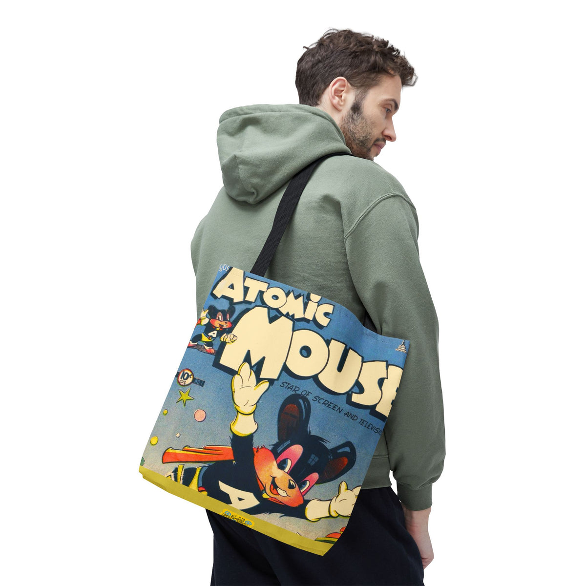 Atomic Mouse 1 Cover Golden Age Tote Bag