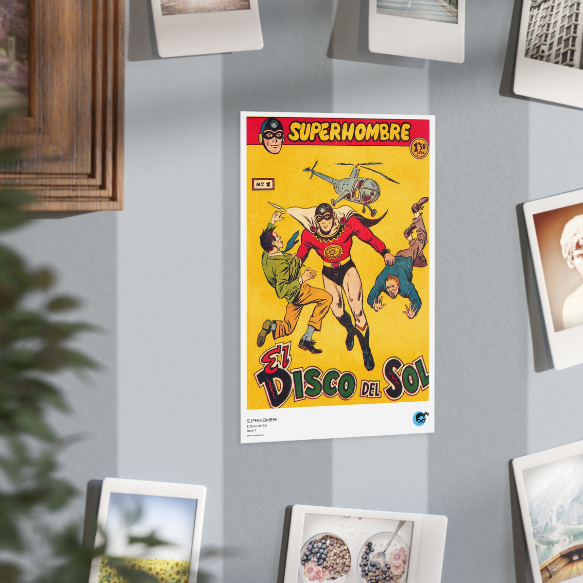 Superhombre 1 Cover Golden Age Mini Print