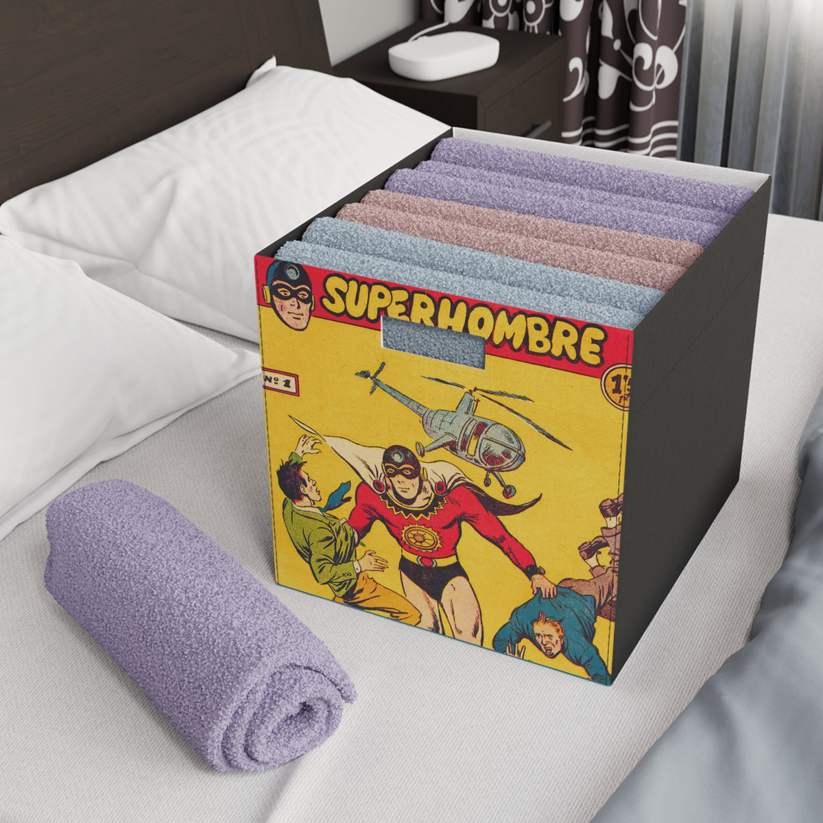 Superhombre 1 Cover Golden Age Felt Storage Box