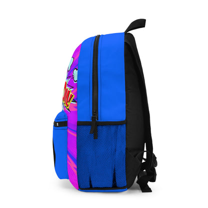 Blue Masked Vigilante We Love Comics ComicBooked! Backpack