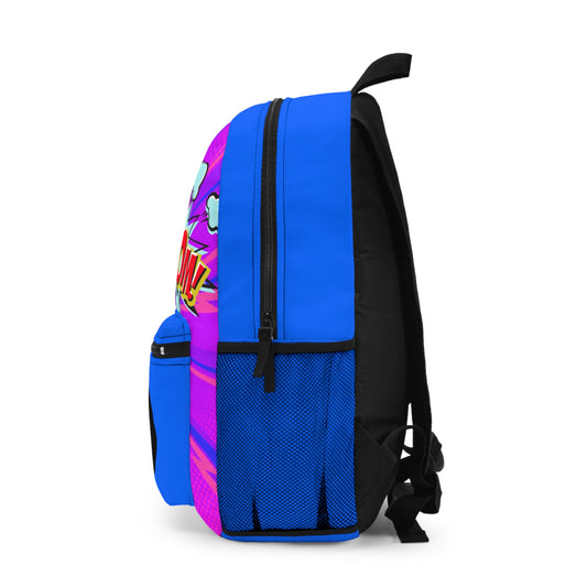 Blue Masked Vigilante We Love Comics ComicBooked! Backpack