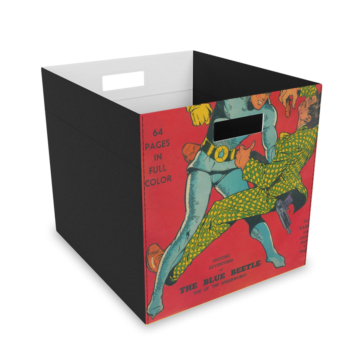 Blue Beetle 1 Cover Golden Age Felt Storage Box
