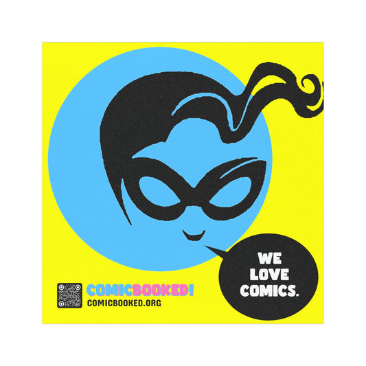 Masked Vigilante We Love Comics ComicBooked! Square Car Magnet