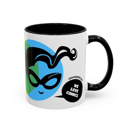 Masked Vigilante We Love Comics ComicBooked! Mug - 8 Colorful Options