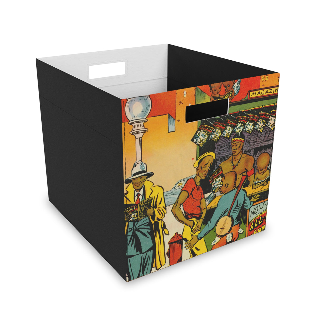 All-Negro Comics 1 Cover Golden Age Felt Storage Box