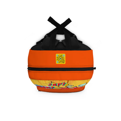 Orange Masked Vigilante We Love Comics ComicBooked! Backpack