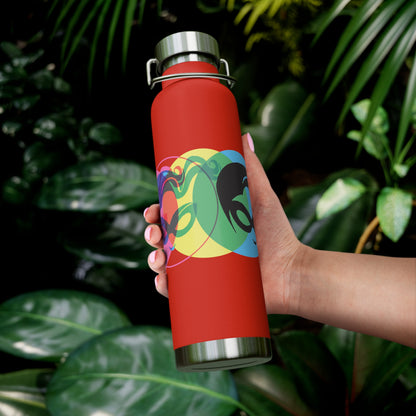 Masked Vigilante We Love Comics ComicBooked! Copper Vacuum Insulated Bottle With Handle