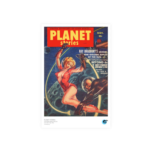 Planet Stories Vol 6 No 3 Cover Golden Age Poster